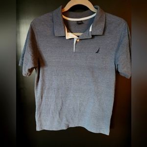 Boys Nautica polo shirt, Size Large (14/16), blue